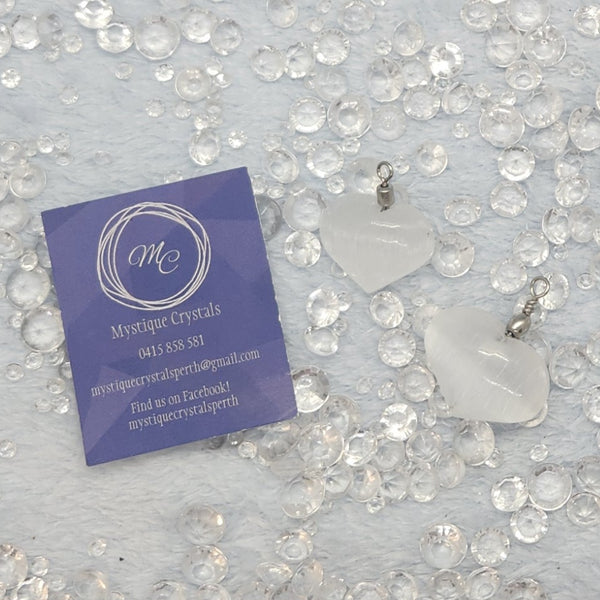 Selenite Pendants