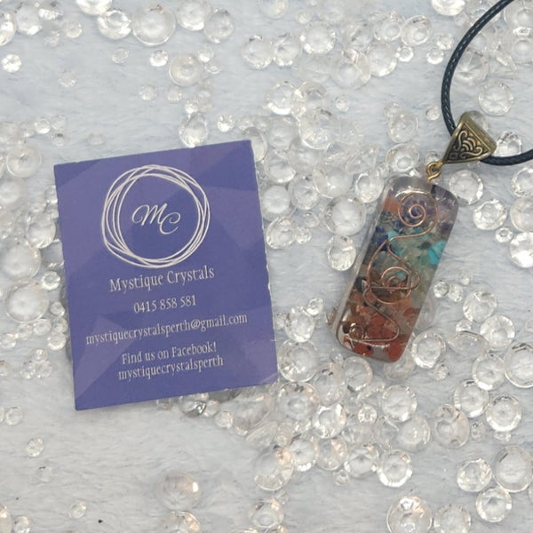 Orgonite Chakra Necklace