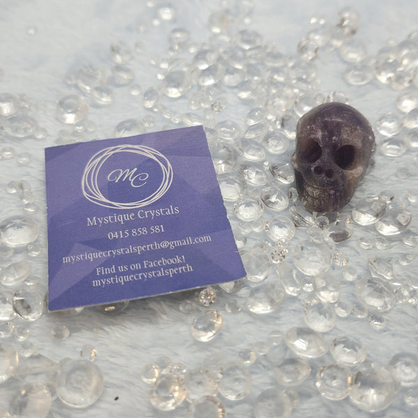 Lepidolite Skulls