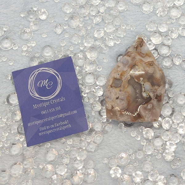 Flower Agate Free Forms