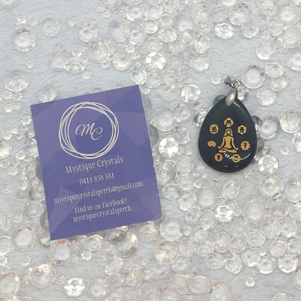 Black Obsidian Pendants