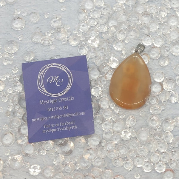 Natural Agate Pendants