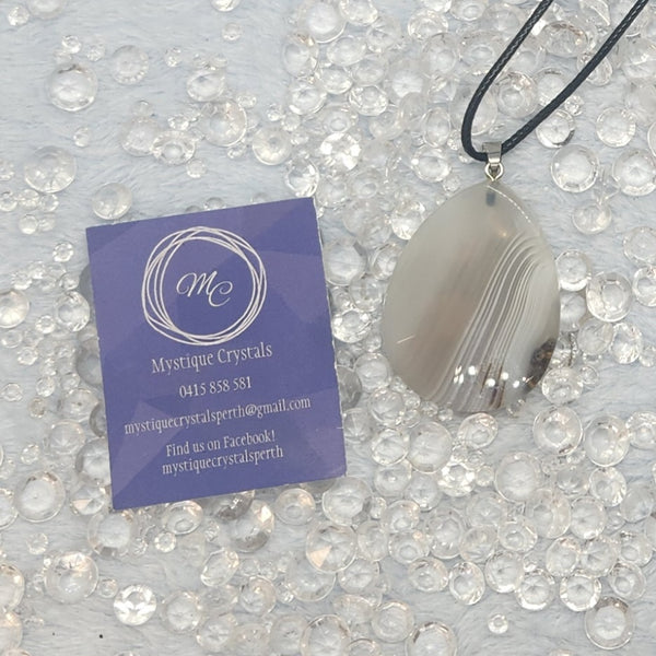 Natural Agate Pendants