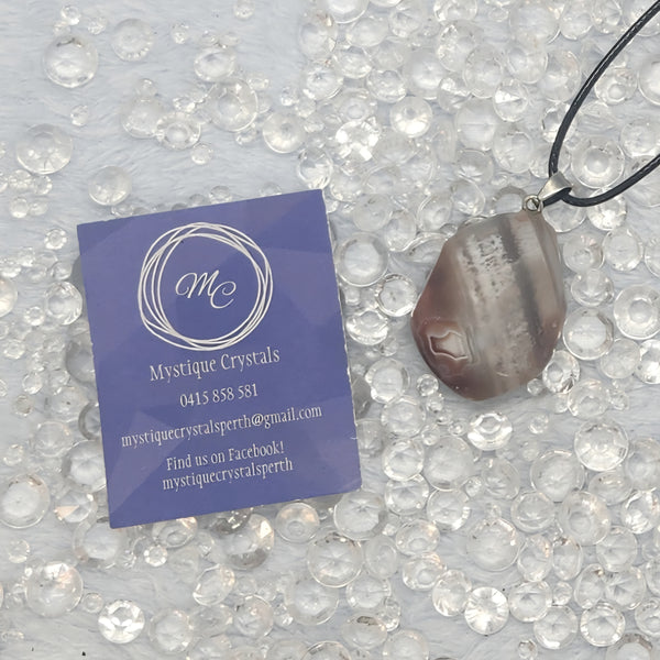 Natural Agate Pendants