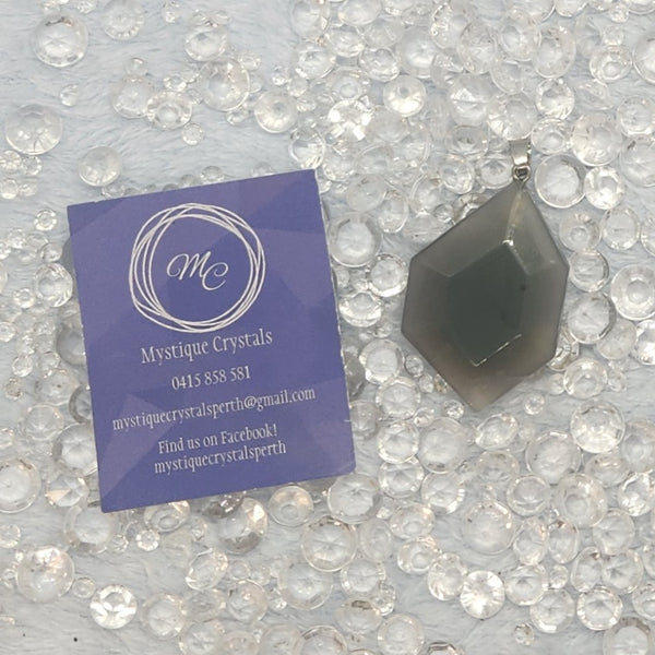 Natural Agate Pendants