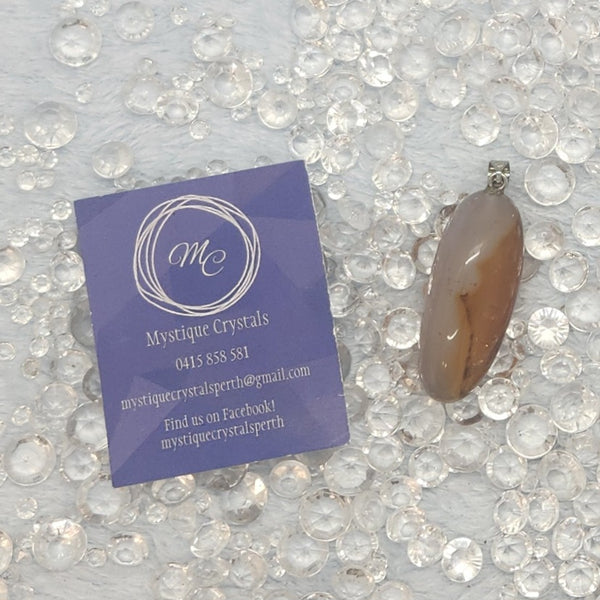 Natural Agate Pendants
