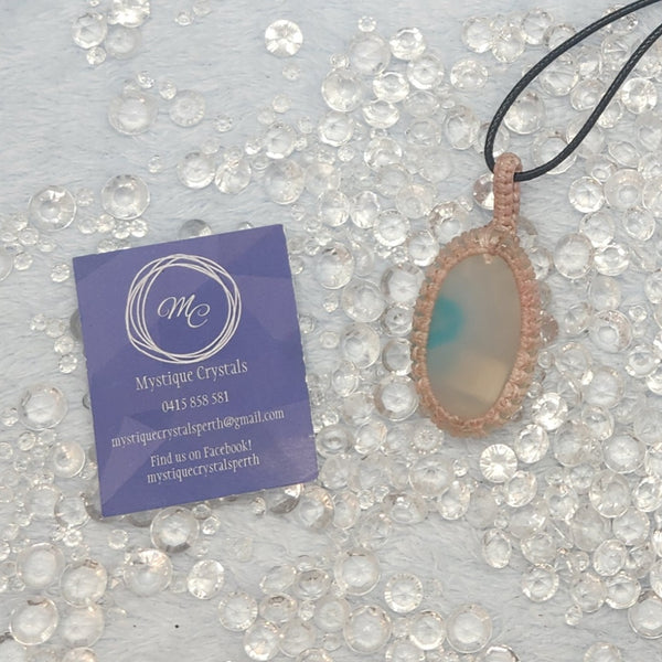 Macrame Framed Pendants