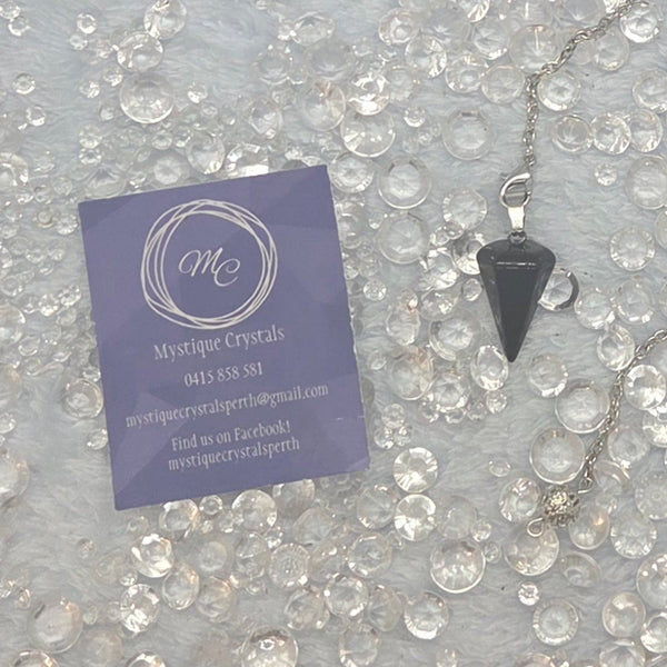 Black Obsidian Pendulums
