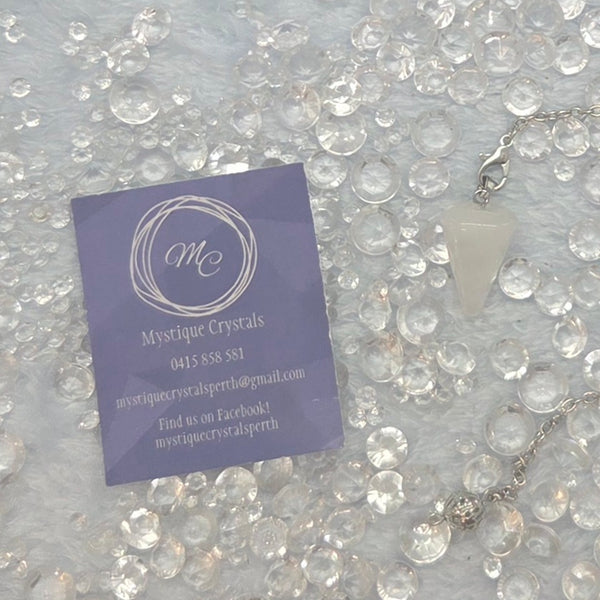 Clear Quartz Pendulum