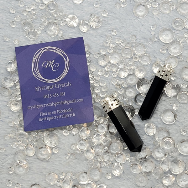 Black Obsidian Pendants