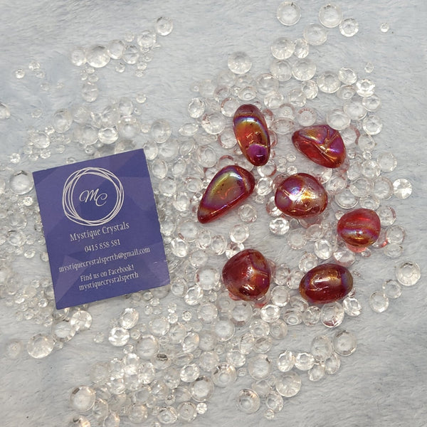 Aura Quartz Mini Tumble Stones