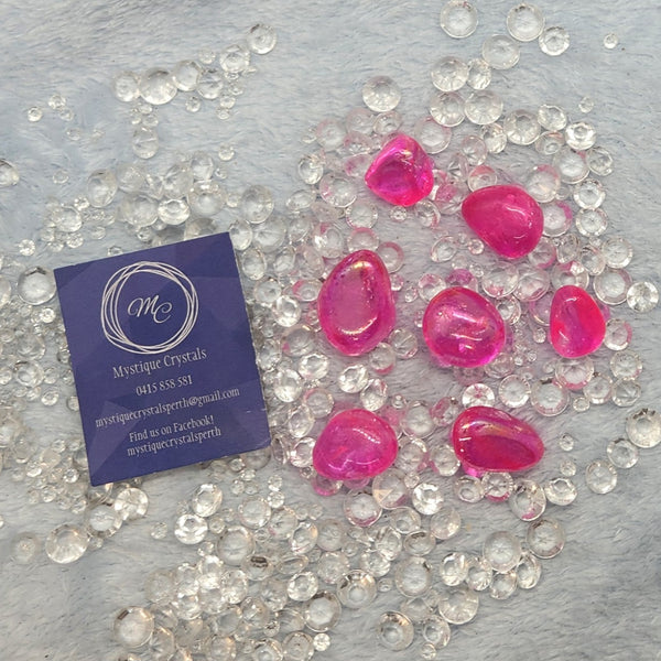 Aura Quartz Mini Tumble Stones