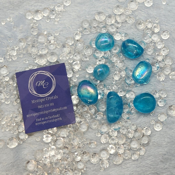 Aura Quartz Mini Tumble Stones