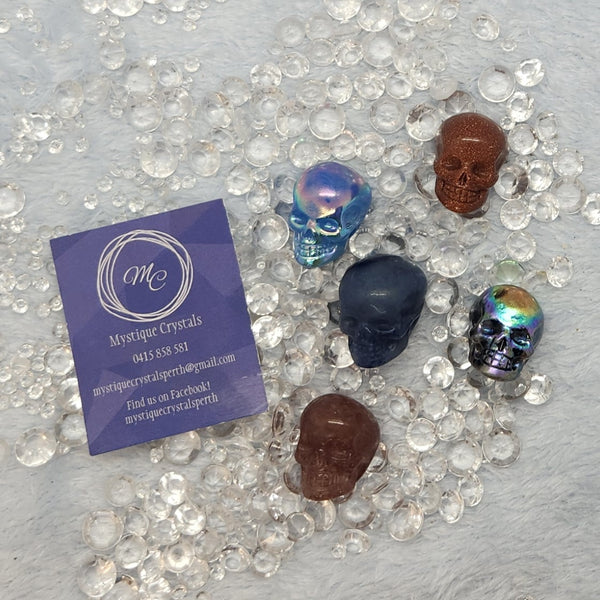 Mini Gemstone Skulls