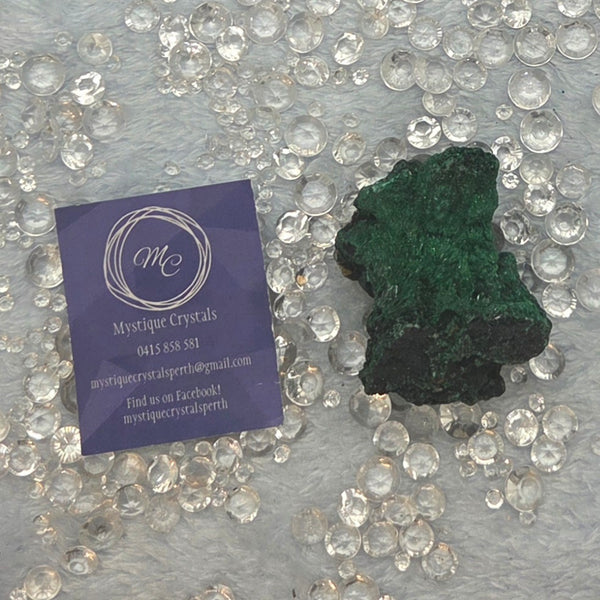 Fibrous Malachite Pieces