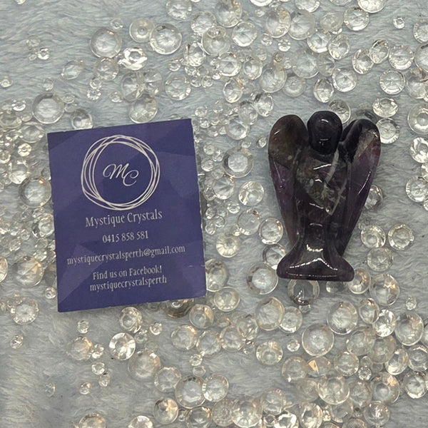 Chevron Amethyst Angel