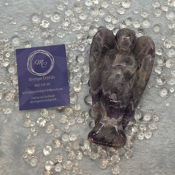 Chevron Amethyst Angel