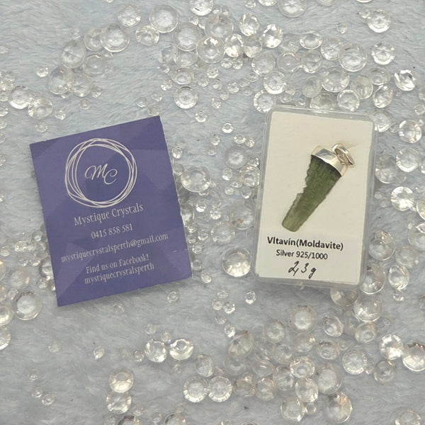 Moldavite Pendants