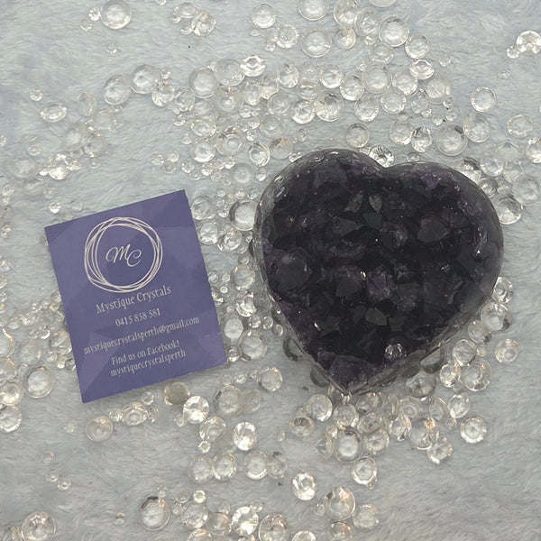Amethyst Heart Geodes