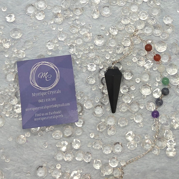 Black Obsidian Pendulums