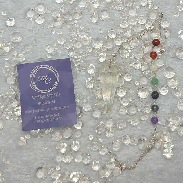 Clear Quartz Pendulum