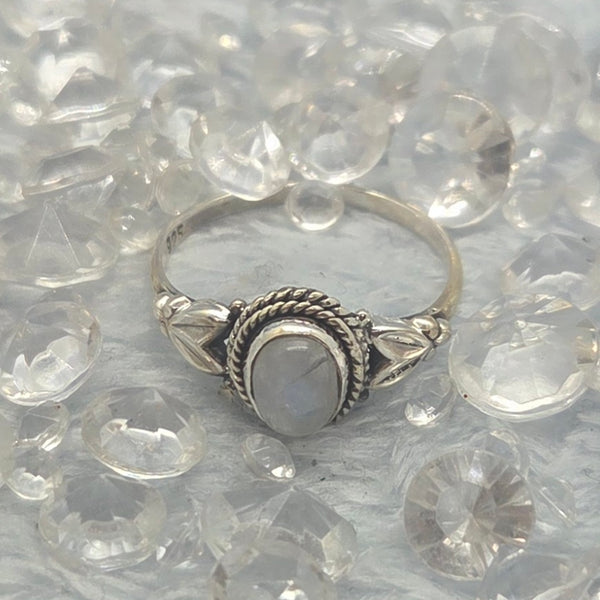 Moonstone Sterling Silver Rings