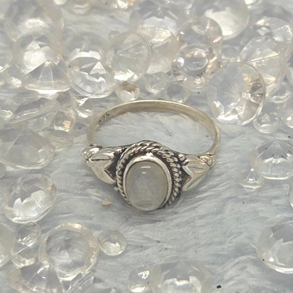 Moonstone Sterling Silver Rings