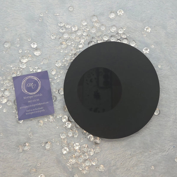 Black Obsidian Scrying Mirrors