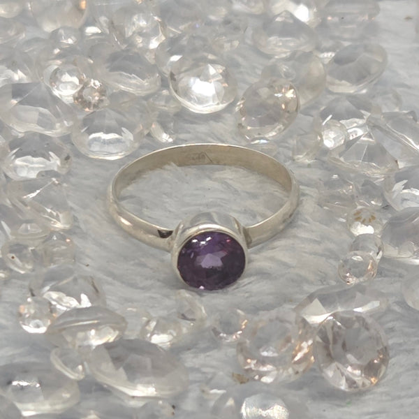 Amethyst Sterling Silver Rings