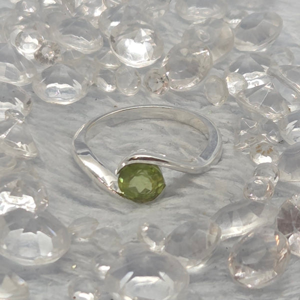Peridot Sterling Silver Rings