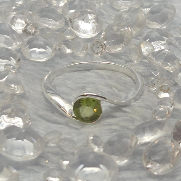Peridot Sterling Silver Rings