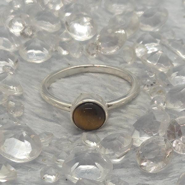 Tiger's Eye Sterling Silver Rings