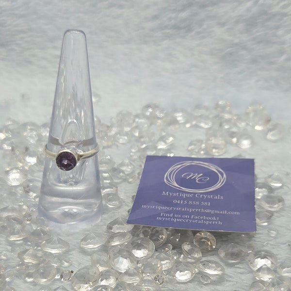 Amethyst Sterling Silver Rings