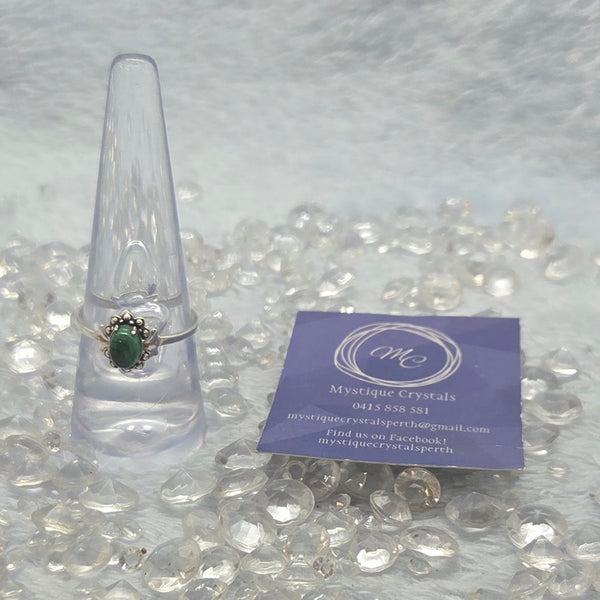 Malachite Sterling Silver Rings