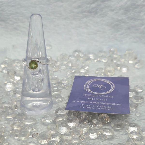 Peridot Sterling Silver Rings