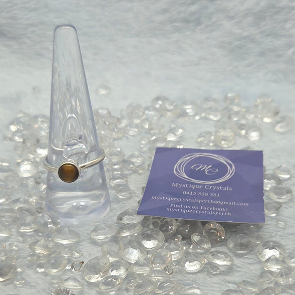 Tiger's Eye Sterling Silver Rings