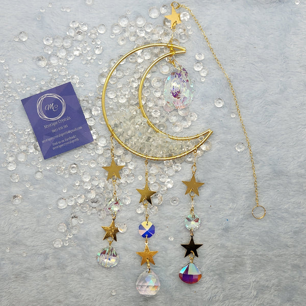 Moon & Chips Suncatchers