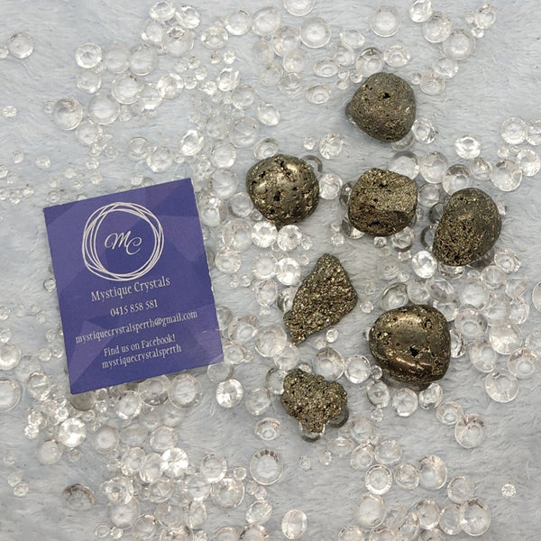 Pyrite Rough Tumble Stones