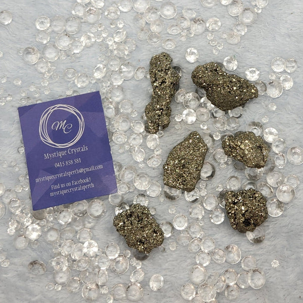Pyrite Rough Tumble Stones