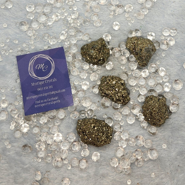 Pyrite Rough Tumble Stones