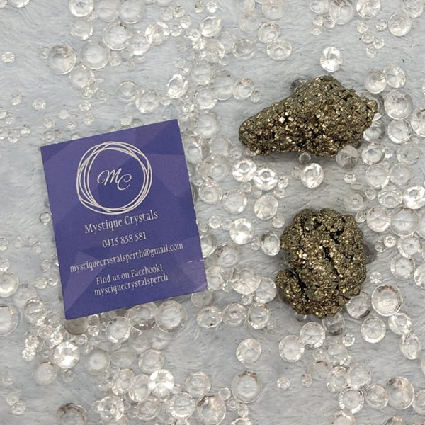Pyrite Rough Tumble Stones