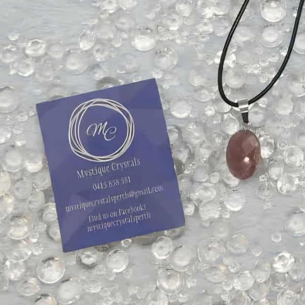 Faceted Pendant Necklaces