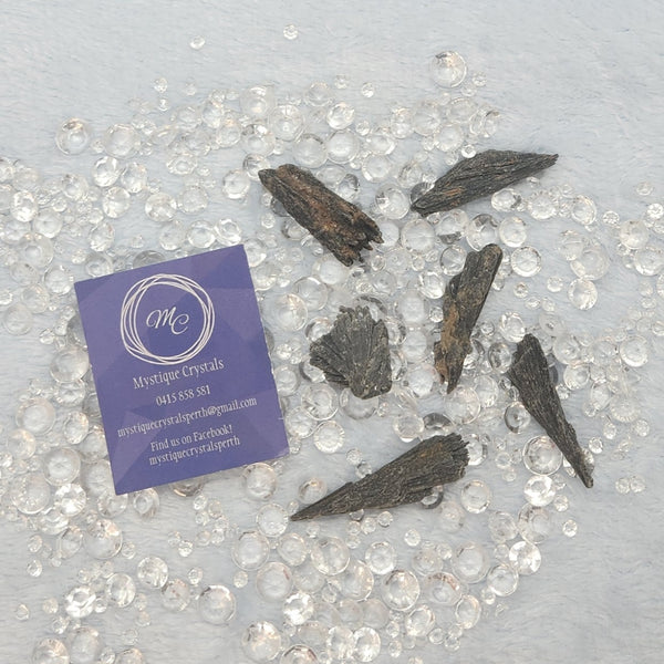 Black Kyanite Raw Pieces