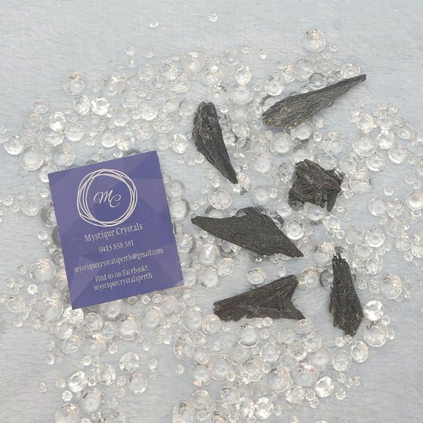 Black Kyanite Raw Pieces