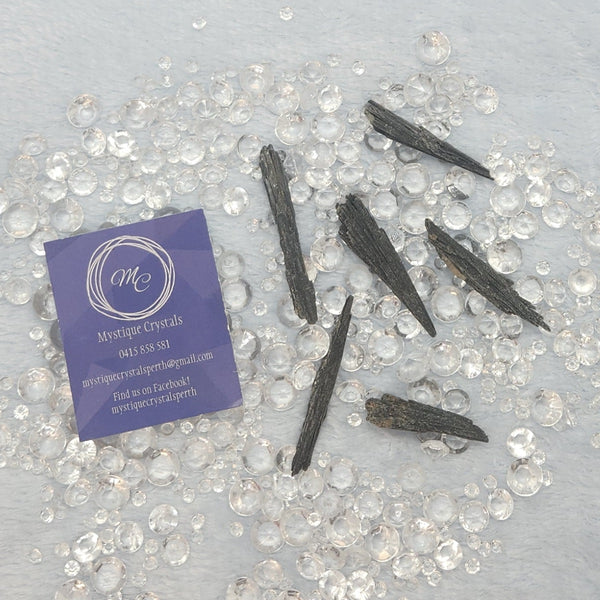 Black Kyanite Raw Pieces