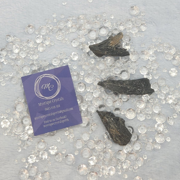 Black Kyanite Raw Pieces