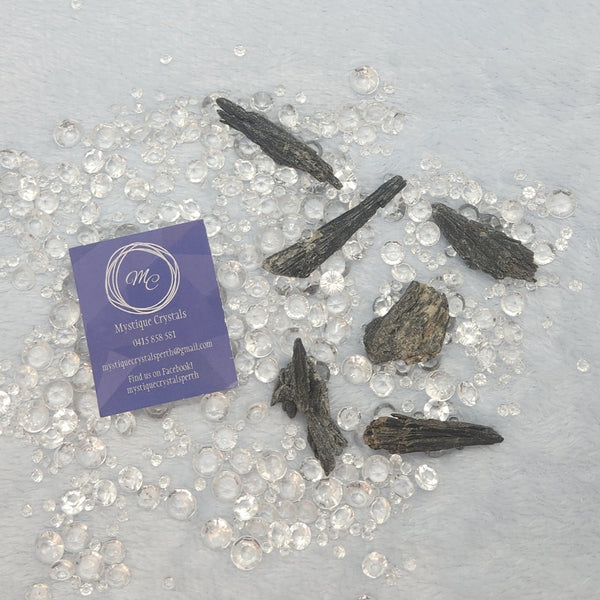 Black Kyanite Raw Pieces