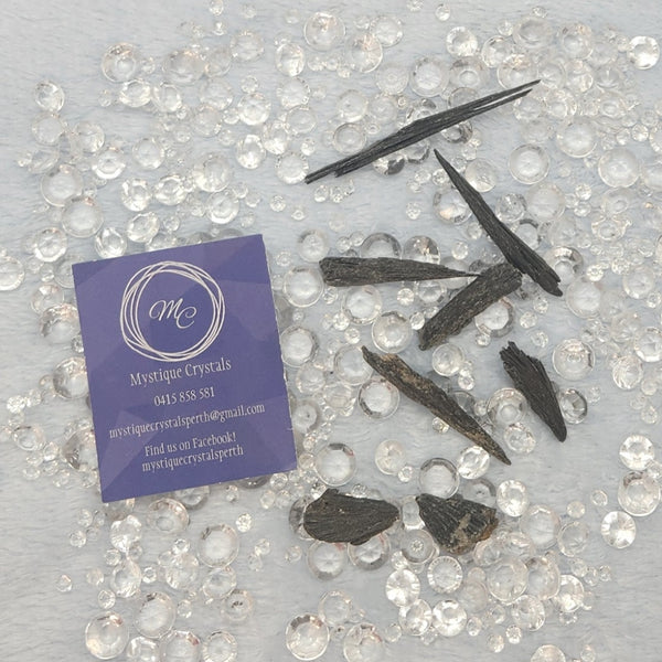 Black Kyanite Raw Pieces