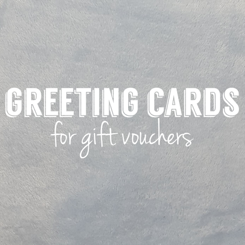 Greeting Cards for Gift Vouchers