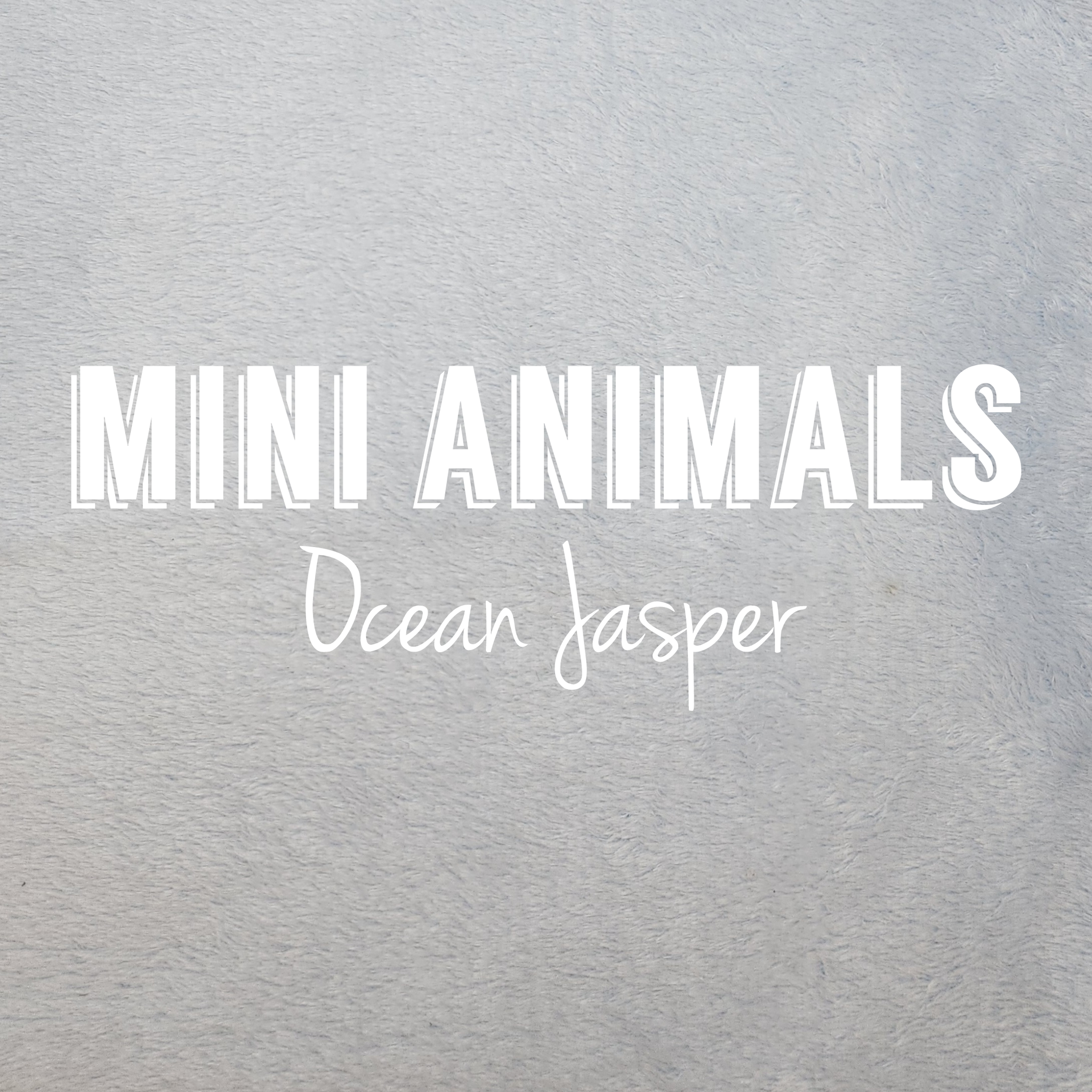 Ocean Jasper Mini Animals